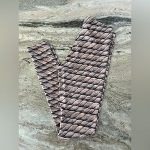 Gear Bunch Rope Detail Athletic Leggings